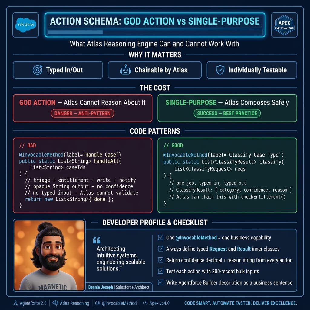 Agentforce Custom Actions: A Builder Playbook supporting diagram 1