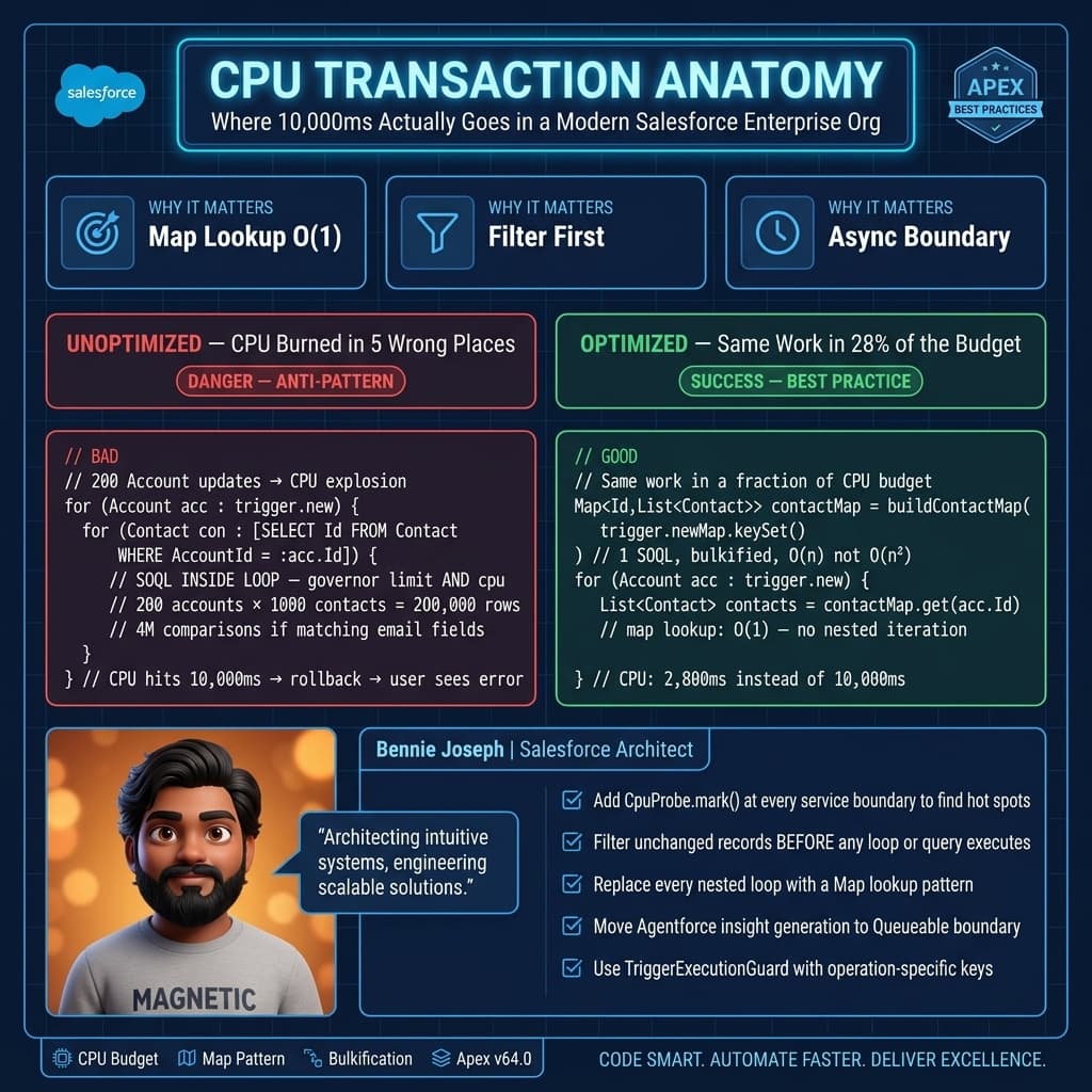 Fake fixes vs real fixes: comparison of 5 common Apex CPU workarounds versus the real transaction mapping approach