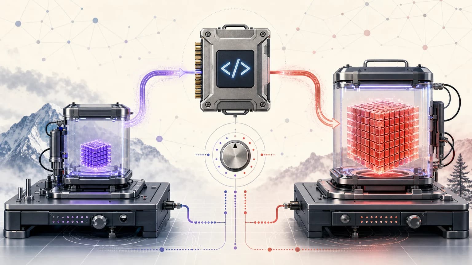 Identical Apex code tested against two runtime environments with different memory capacity