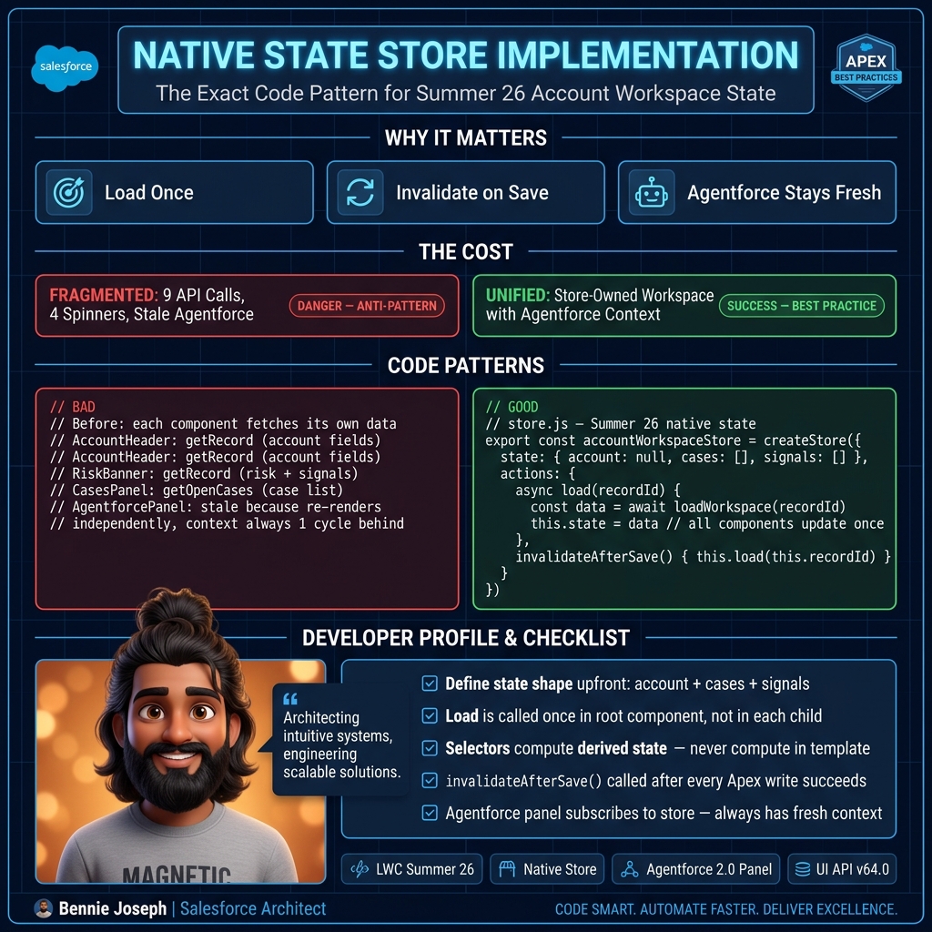 Enterprise console before and after native LWC state