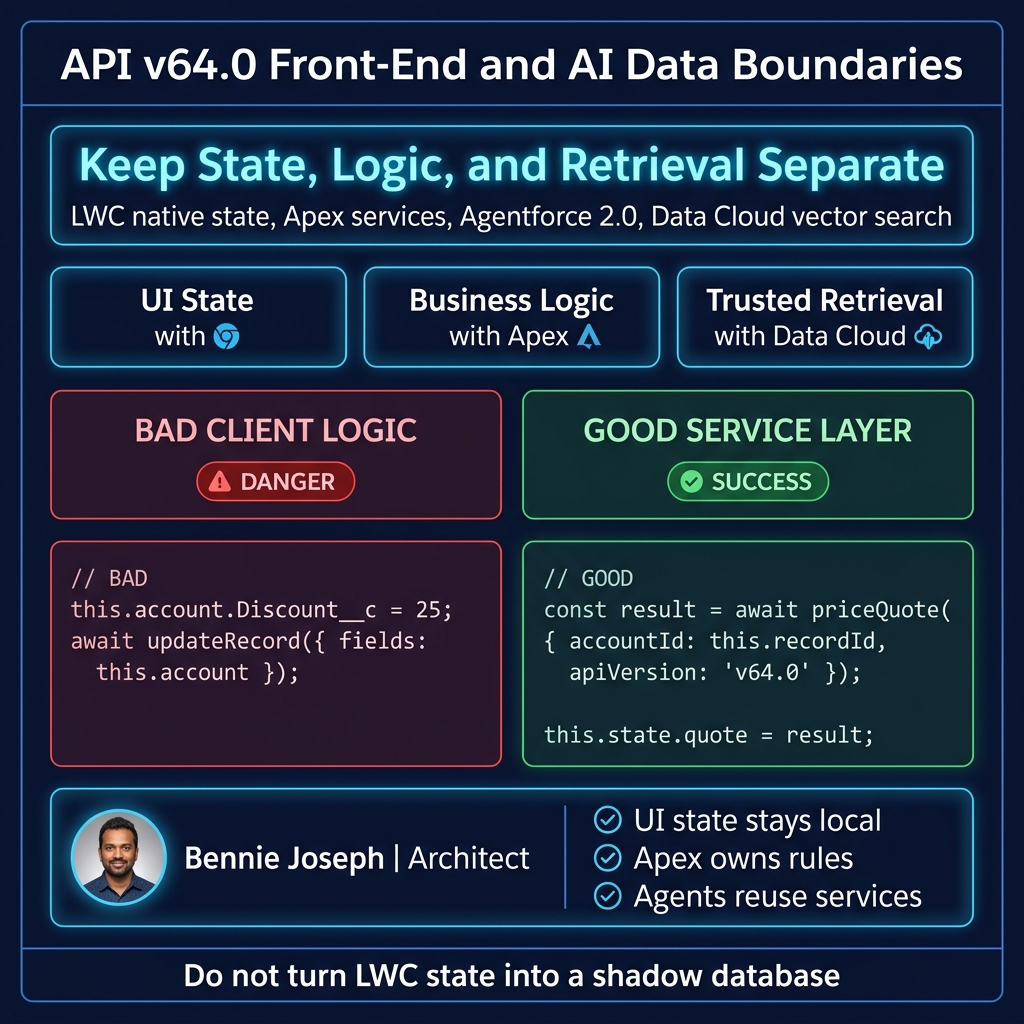LWC Apex Agentforce data boundary